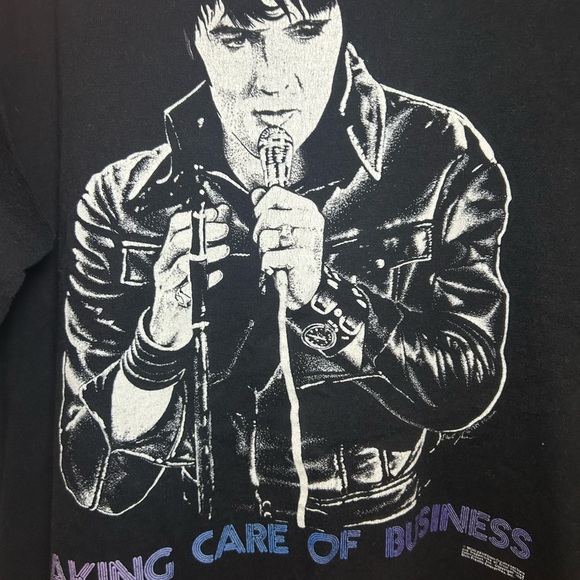 1987 Elvis Presley "Taking Care of Business" signal mega-tee - Picture 7 of 11